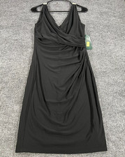 Lauren Ralph Lauren Dress Womens Size 10 Black Holiday Party Classy Preppy New
