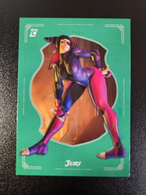 2023 Cardsmiths Street Fighter Series 1 Juri #18 Convention Green Base Capcom
