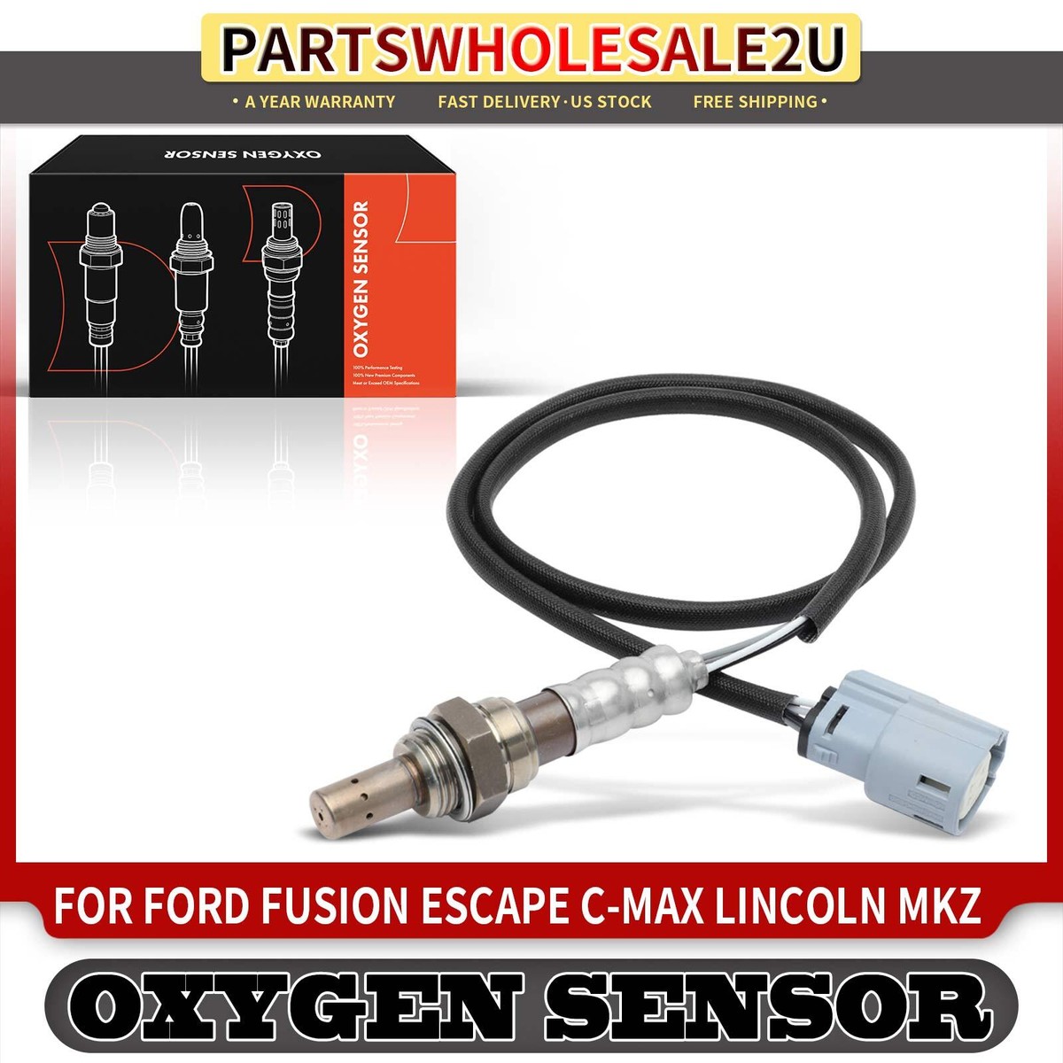Downstream O2 Oxygen Sensor for Ford Fusion C-Max Escape Lincoln