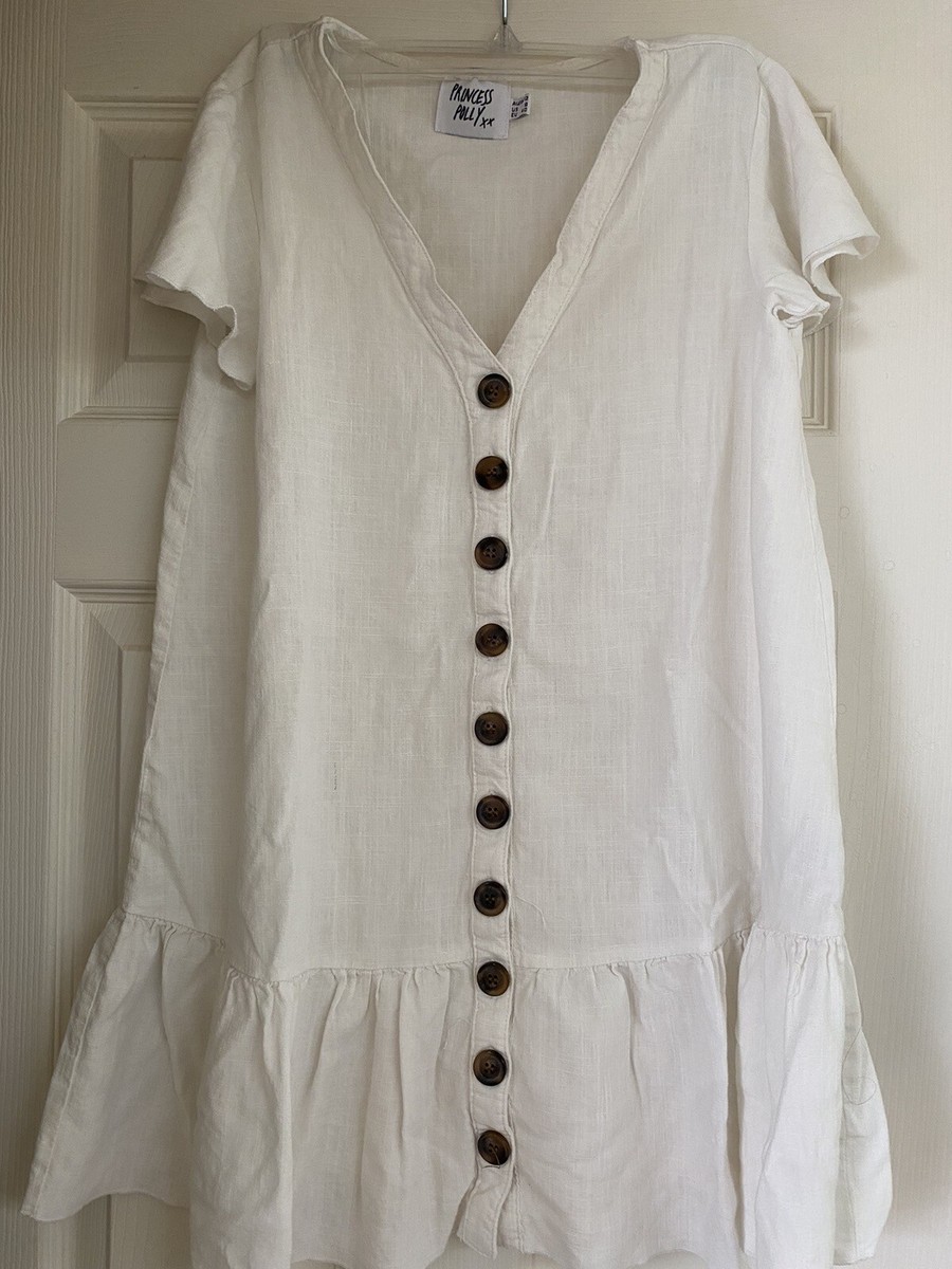 chinese dress ladies Dollie Linen Mini Dress Black main image 0