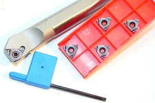 1x threaded drill rod D20mm + 5x 16IR-ISo-1.5 full profile for steel and VA