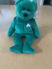 Ty Beanie Erin The Beanie Baby - Irish Bear 1997