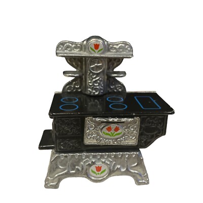 Mattel Miniature Dollhouse Cast Metal Cleveland Cook Stove