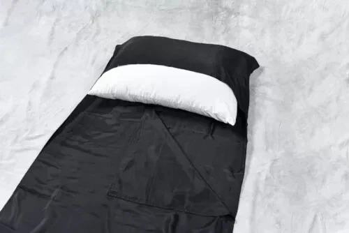Single Pure Silk Sleeping Bag Liner for Camping Hiking Hostel Travel - Image 2 of 4