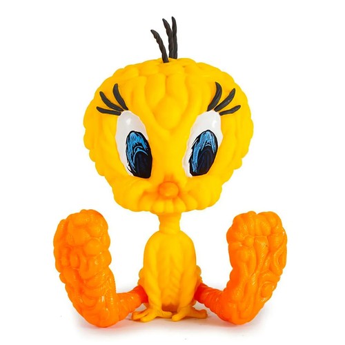 Kidrobot Looney Tunes Yellow Tweety Bird 8" Vinyl Figure by Mark Dean Veca - Picture 2 of 9