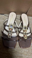Bruno Magli Brown Strappy Slipper Vintage size 35 #50