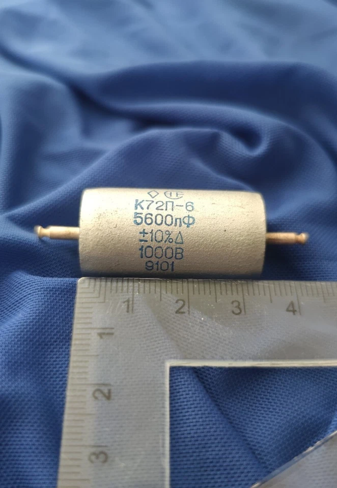 5600pF 1000V 10% AUDIO teflon capacitors K72P-6 vintage made in ussr - Image 3 of 4