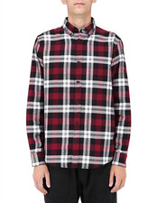 Carhartt Work In Progress WIP Size S Lessing Flannel Shirt - Red/white/black