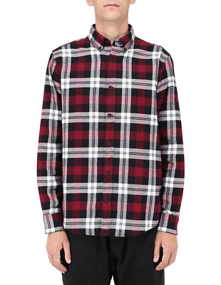 Carhartt Work In Progress (WIP) Size S Lessing Flannel Shirt - Red/white/black
