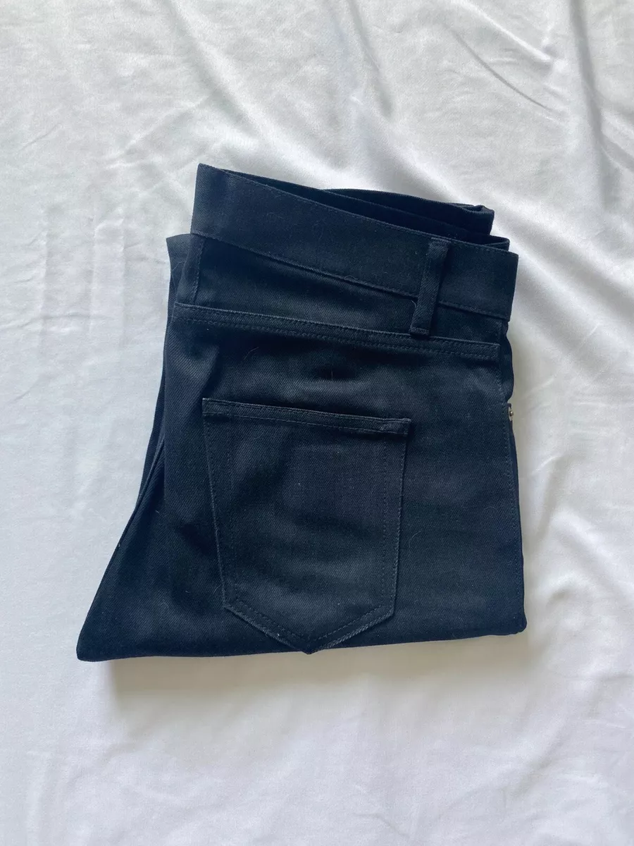 Black skinny jeans cheap with knee slits