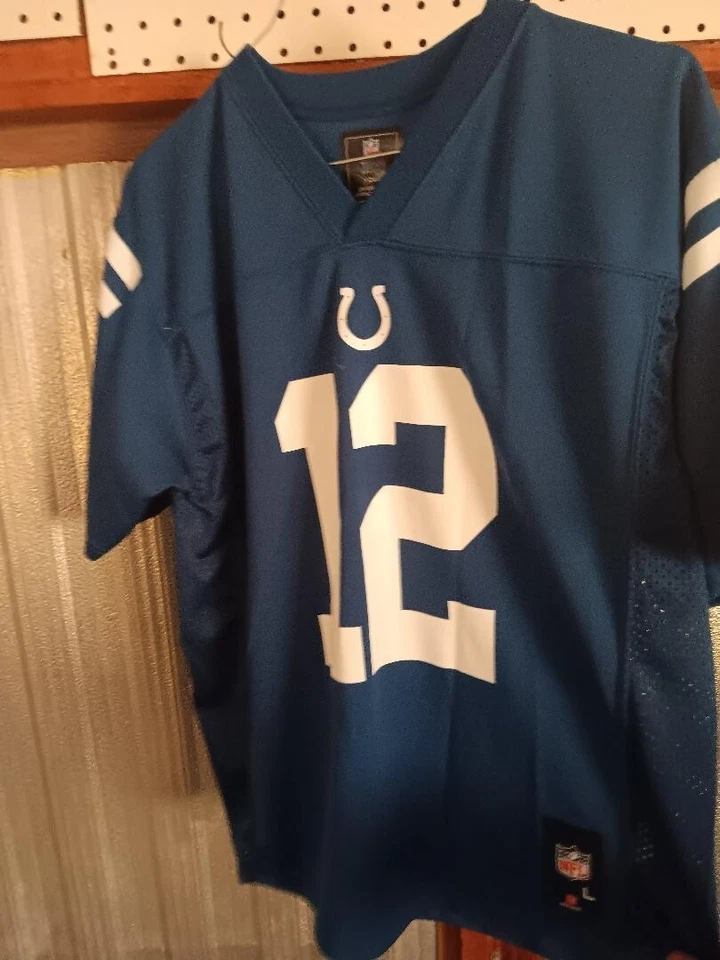 Camiseta de fútbol Reebok Andrew Luck Indianapolis Colts juvenil L Foto 3 de 3