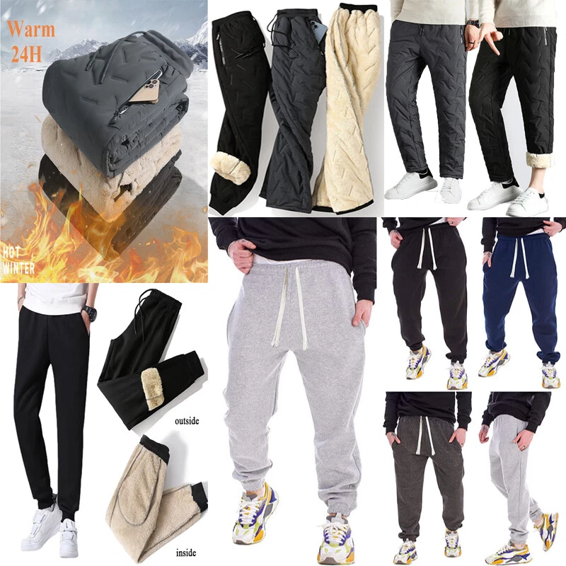 Thick sweatpants with pockets sale