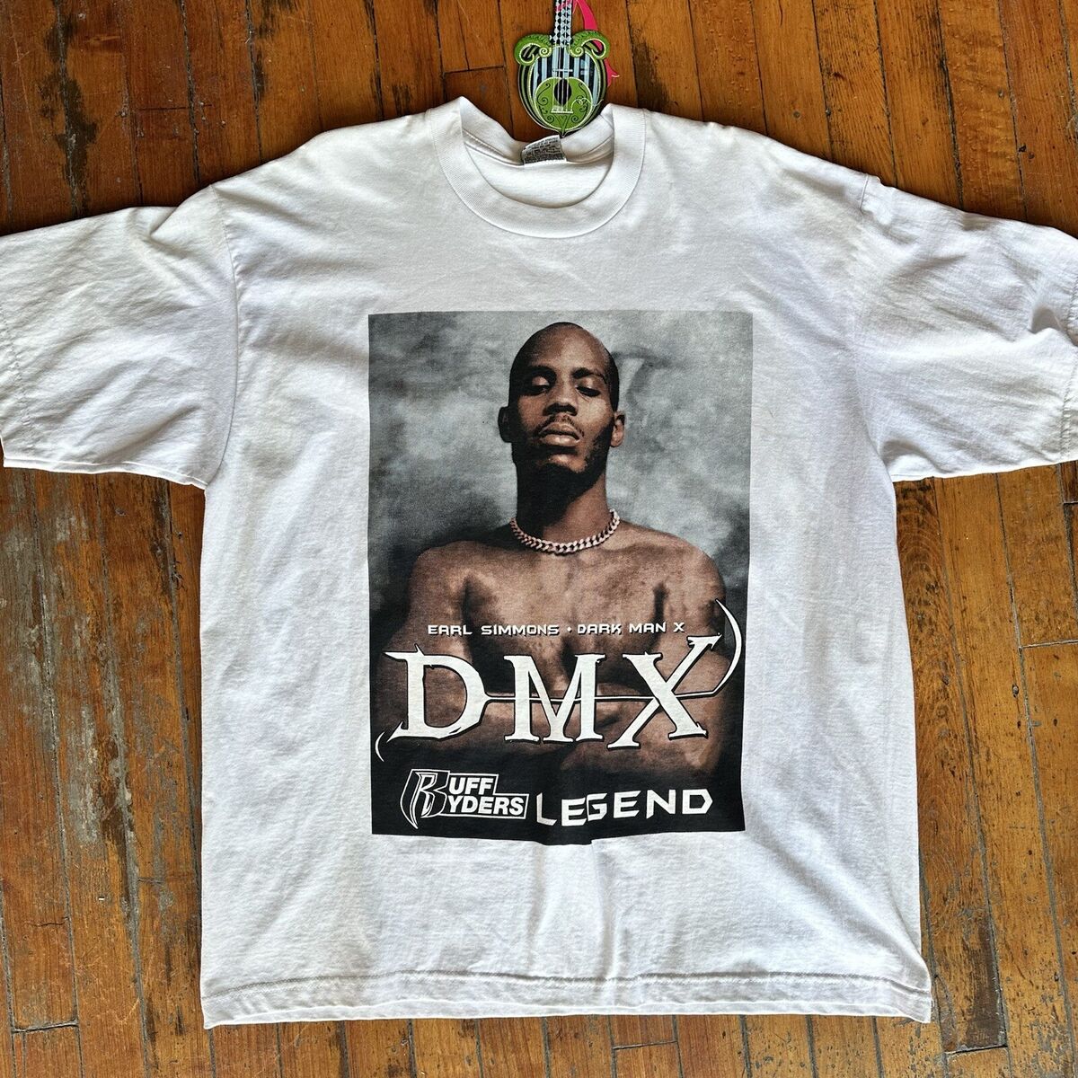VINTAGE DMX RAP TEE 5 PRO CLUB 90s 00s HIP-HOP RARE T-SHIRT VINTAGE DMX RAP TEE 5 PRO CLUB 90s 00s HIP-HOP RARE T-SHIRT