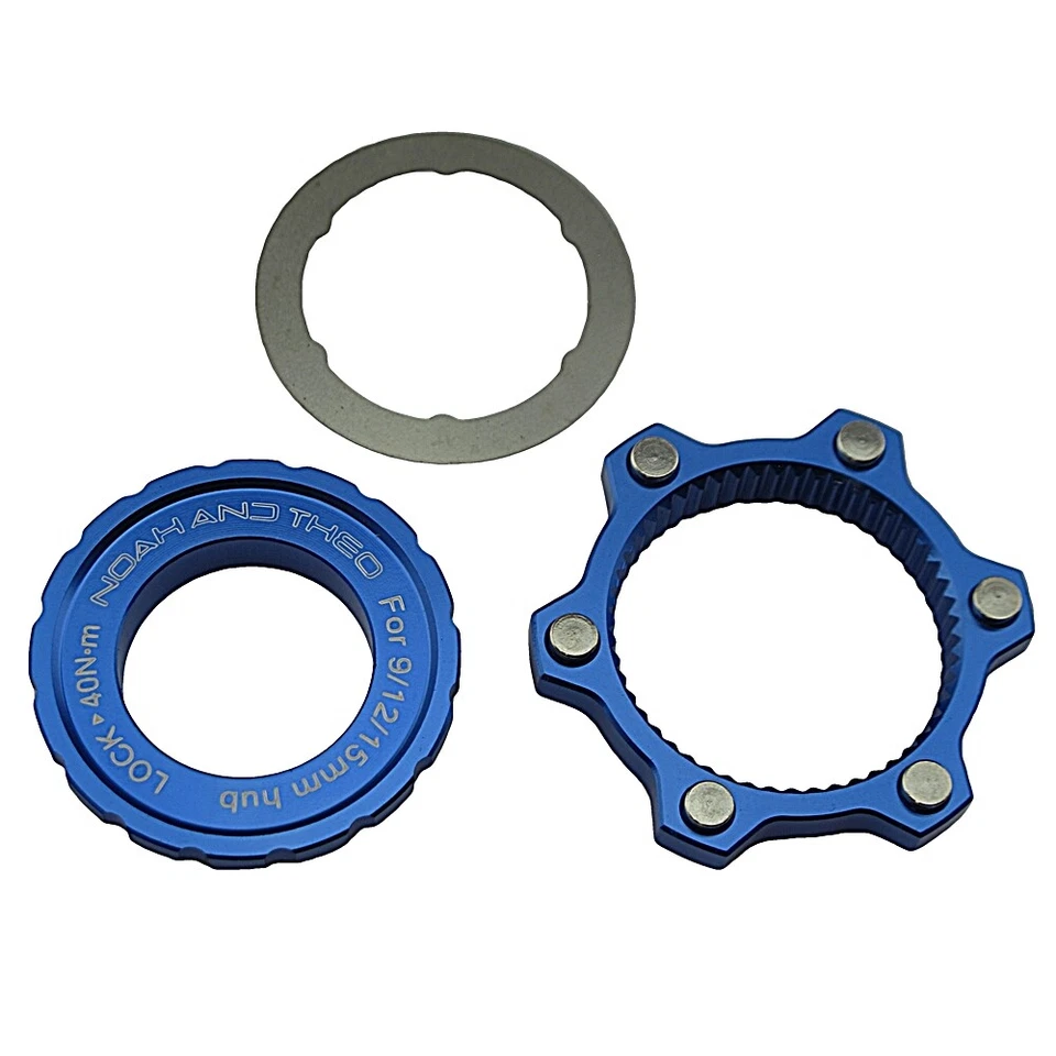 IS International Standard 6 Bolzen auf Center Lock Adapter Mitte 9mm 12mm 15mm Nabe - Bild 4 von 4