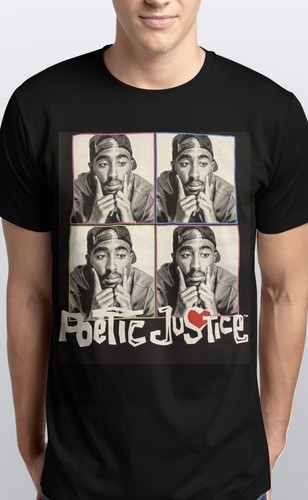 Poetic Justice Tupac x 4 T-Shirt Men's 
