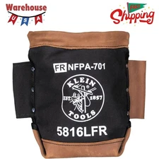 5816LFR Flame Resistant Bolt Bag for Tool Storage with Leather Reinforced Rim...