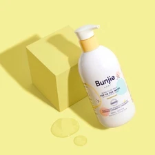 Bunjie Baby Shampoo 500ml Top to Toe Wash Shampoo Body Hair Born To Be Mild