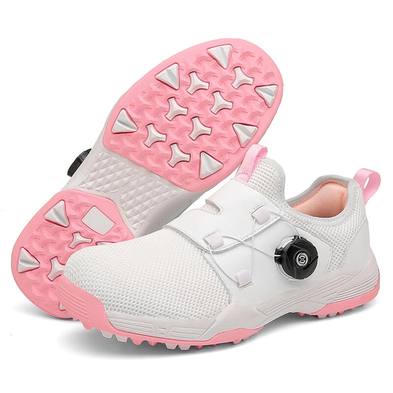 Winter Professoinal Women Leather Golf Shoe Anti-slip Girl Golf Athletic Sneaekr - Image 3 of 4