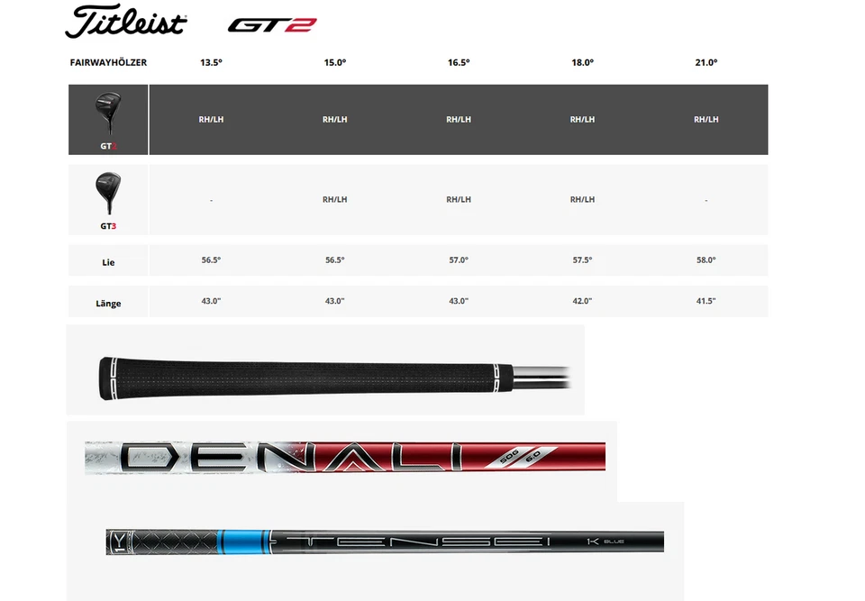 Titleist GT2 Fairway Graphit - Herren RH - Bild 2 von 2
