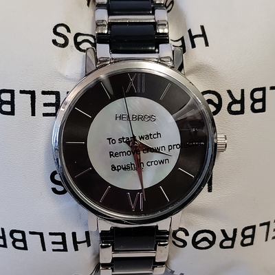 Helbros HB242023SSBK Black Quartz Mother of Pearl Dial  display picture 1