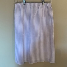 Rampage Size Small Lilac  White Striped Skirt NWT S