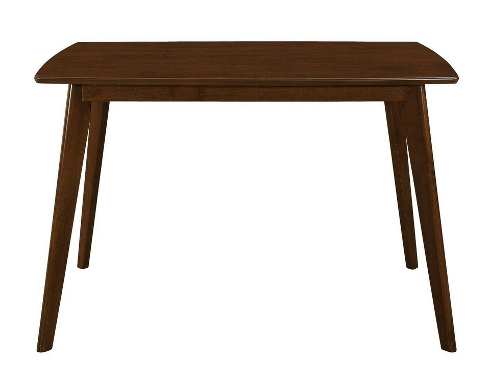 Coaster Kersey 103061-S5 5 Piece Dining Set Mid Century Table Chairs Walnut - Image 3 of 4