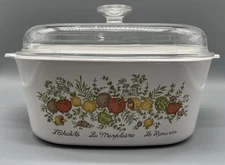 Vintage Corning Ware 5 Liter A-5-B Spice of Life Dutch Oven Casserole Dish 🇺🇸