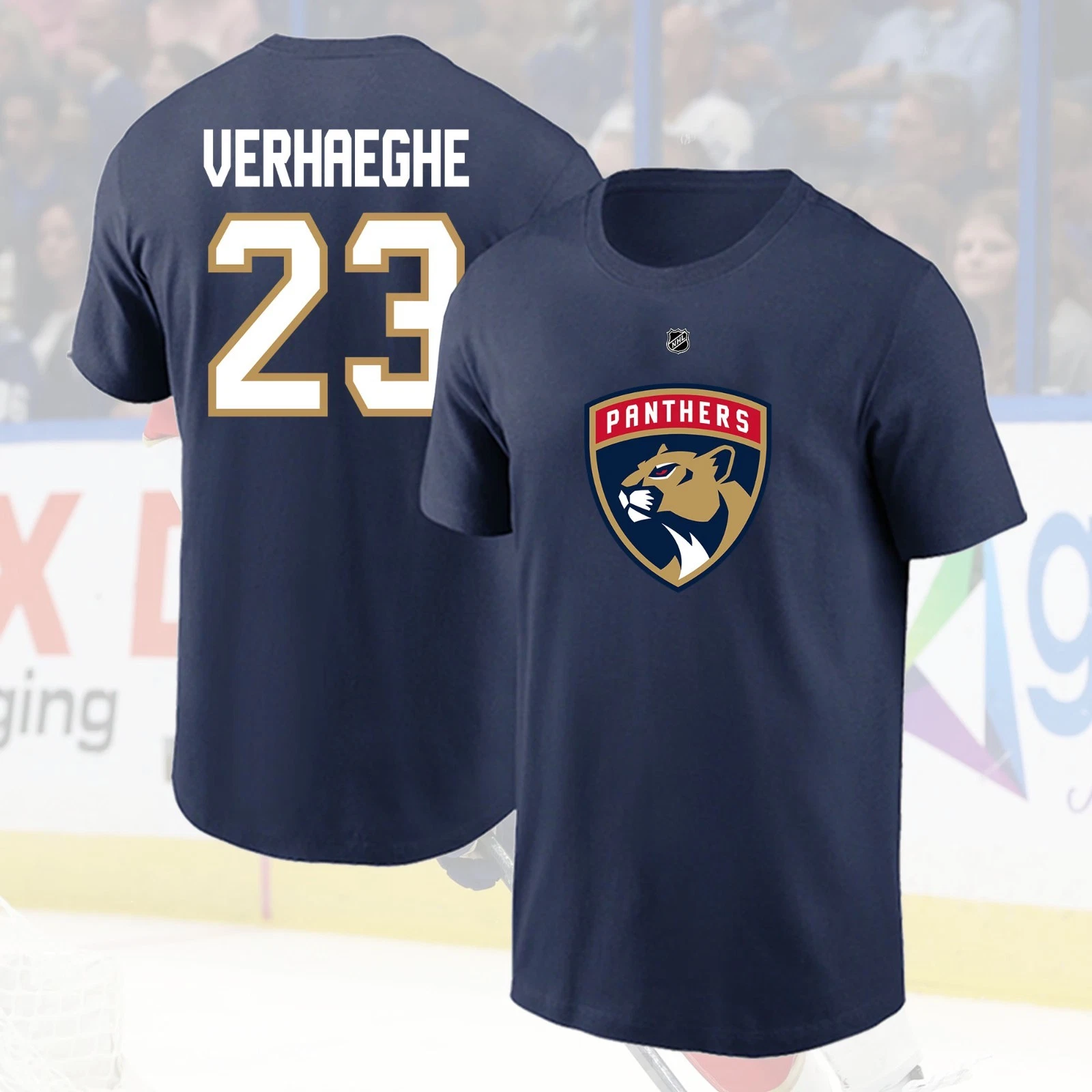 Carter Verhaeghe #23 Florida Panthers 2025 Double Sided T-Shirt Fan Gift
