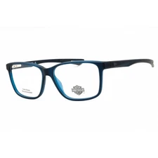 Harley Davidson Men's Eyeglasses Matte Blue Full Rim Square Frame HD0879 091