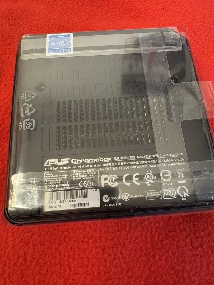 ASUS Chromebox CN60 Intel Celeron 2955U 1.4GHZ 2GB 16GB SSD (new) - Image 3 of 4