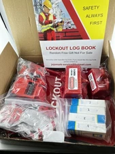 Lockout Tagout Kit Electrical Loto - Clamp-On Circuit Breaker Lockout, Group Loc