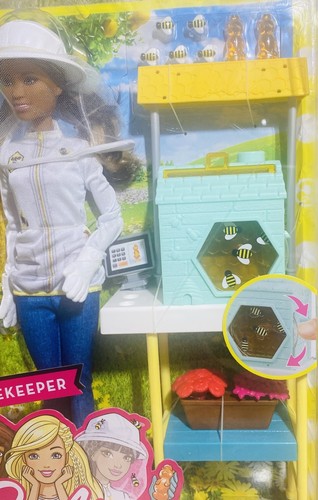 Barbie Bambola Apicoltore Puoi Essere Qualsiasi Cosa Playset Afroamericano Alveare - Foto 4 di 6