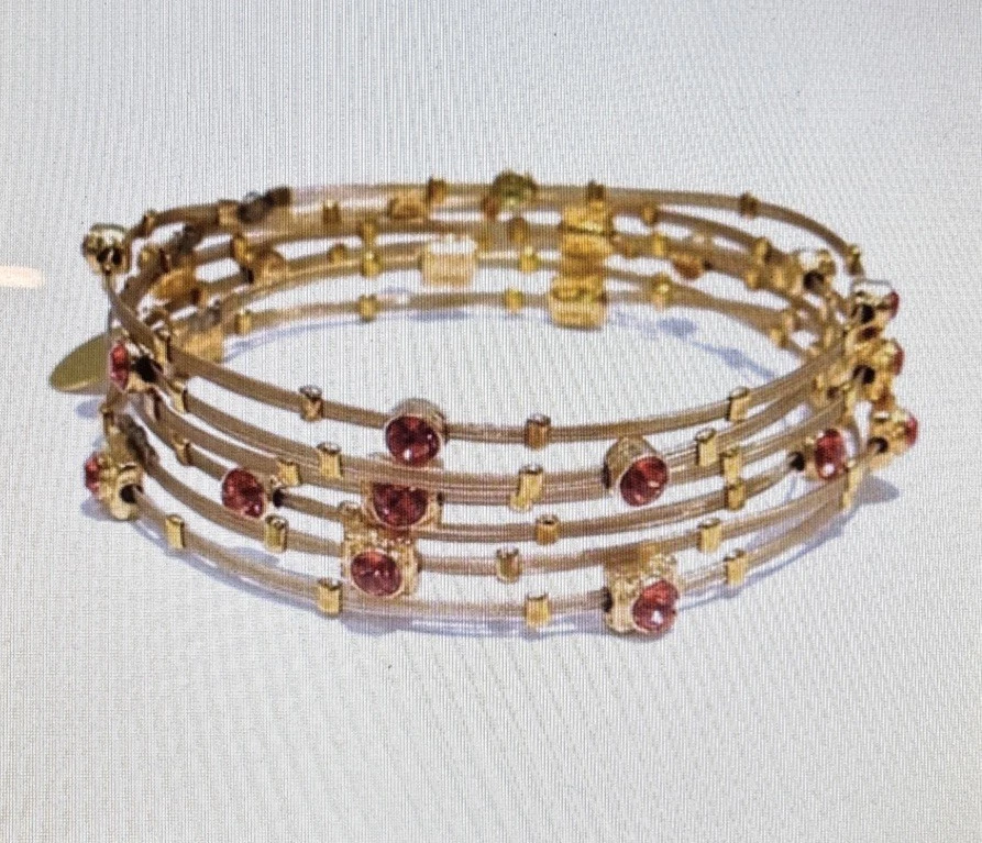 "Juego de 6 brazaletes de amor de temporada para mujer naranja/oro de 2,5"" de diámetro" Foto 2 de 4