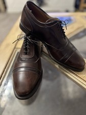 Allen Edmonds Oxford Cap Top Buty Brązowe Męskie 10M