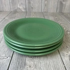 4 DINNER PLATES set LOT meadow green FIESTA WARE 10.5" NEW