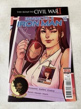 Invincible Iron Man #10 2nd Print 2nd Appearance Of Riri Williams 2016 Marvel