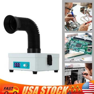 HEPA &Carbon Solder Fume Extractor 3-Stage Filter Desktop Smoke Absorber Remover