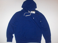 POLO RALPH LAUREN Men's Embroidered Pony Fleece Hoodie Sweatshirt ROYAL BLUE nwt