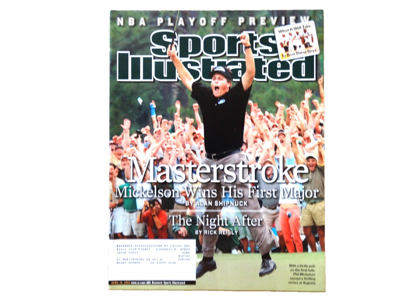 Sports Illustrated – April 19, 2004 – Mickelson Wins the Masters!