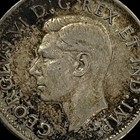 TONED 1937 Canada 80% Silver 25 Cents $0.25 Face Value High Grade Silver 25c — photo 6