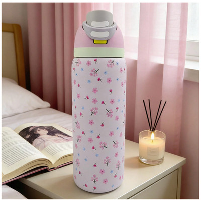 Owala 32oz FreeSip Stainless Steel Water Bottle,Cherryblossom New In Hand 
