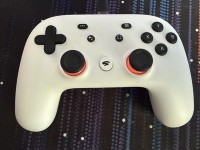 Google Stadia-Controller - Clearly White