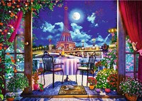 Puzzle (1000 T.) Romantischer Mondschein In Paris (Trefl Puzzle) Neu/Ovp