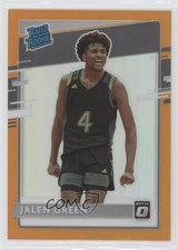 2021 Chronicles Draft Picks Donruss Optic Rated Rookies Orange Jalen Green 05ol