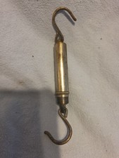 Balanza de primavera deportiva vintage escala de peces colgante 15 libras Chatillon NY
