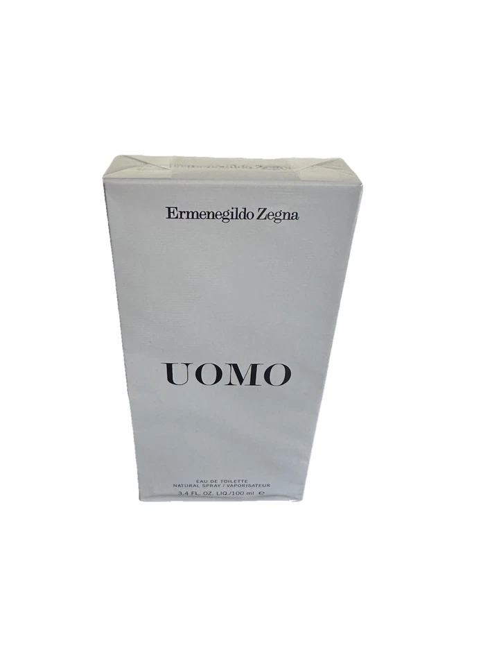 Ermenegildo Zegna UOMO 3,4 OZ eau de parfum spray colonia para hombres caja sellada raro nuevo Foto 3 de 4