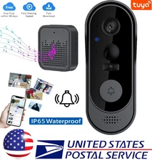 Wireless Security Smart WiFi Doorbell Intercom Video Camera Door Ring Bell Chime