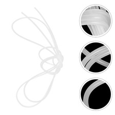 2pcs Net String for Basketball Hoop Basketball Threading String
