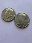 1982 P D Kennedy Half Dollar (2) Clad Coins Circulated Very Nice!   N 253