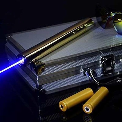 BX5 450nm Adjustable Focus Visible Blue Laser Pointer Pen Laser Beam Laser US